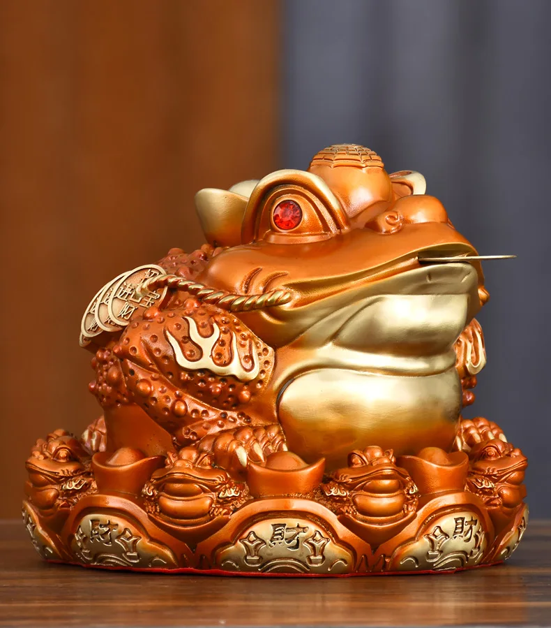 2023 HOME SHOP BOSS good luck ZHAO CAI JIN CHAN COPPER decorative ornament Bring good luck Recruit wealth Business booming