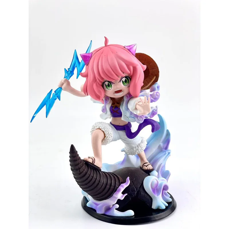 Figurka Anime One Piece Nika Luffy Cos Anya Forger Figurki Akcji Kolekcja Modeli Zabawek PVC Prezent Dla Dzieci