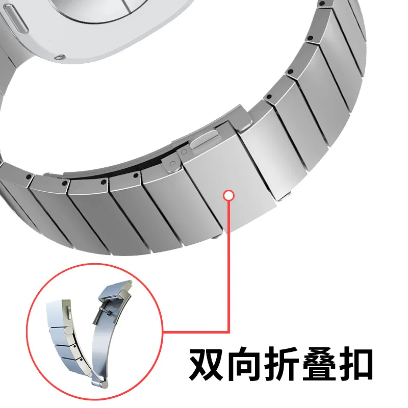 Wholesale Titanium Watch Band For Galaxy Watch 8 Classic 43/47mm 40/44mm 5Pro 45MM Lightweight Magnetic Buckle Replacement Strap