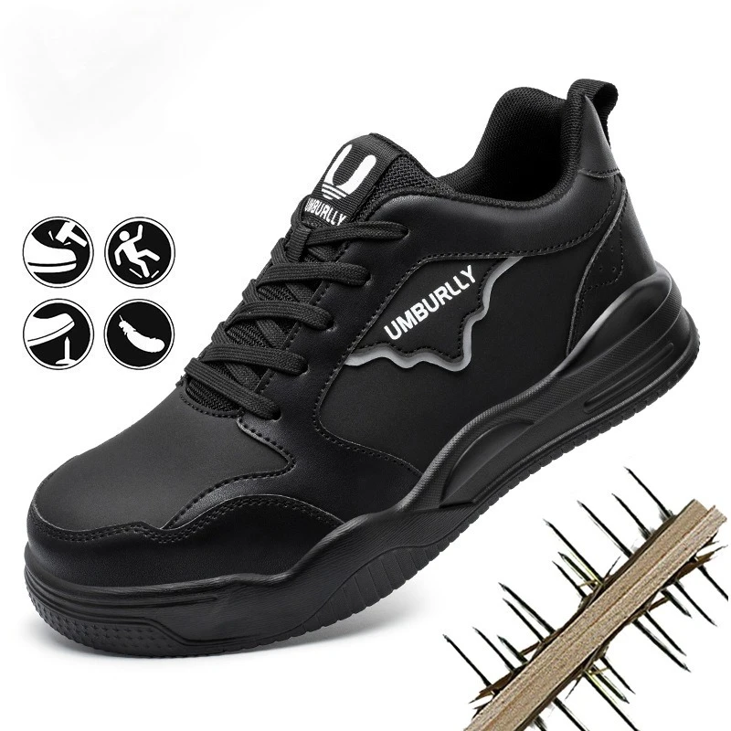 

Новые мужские рабочие кроссовки 2026 года: защитные ботинки со стальным носком, неразрушимые, с защитой от проколов, для безопасной работы