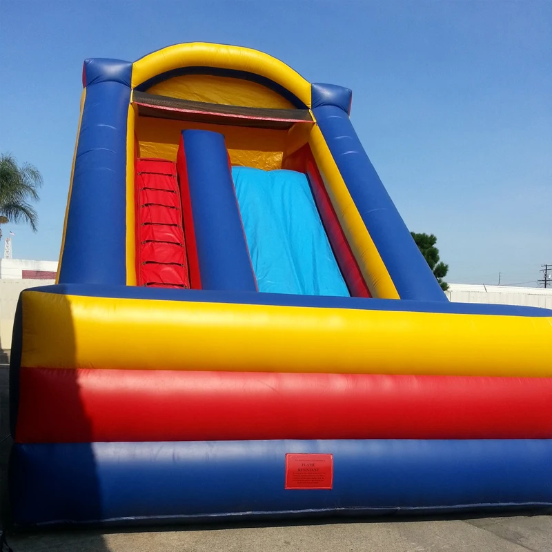 With slides, a paddling pool, and a climbing wall (if available), it allows kids to jump, climb, and slide all day long!