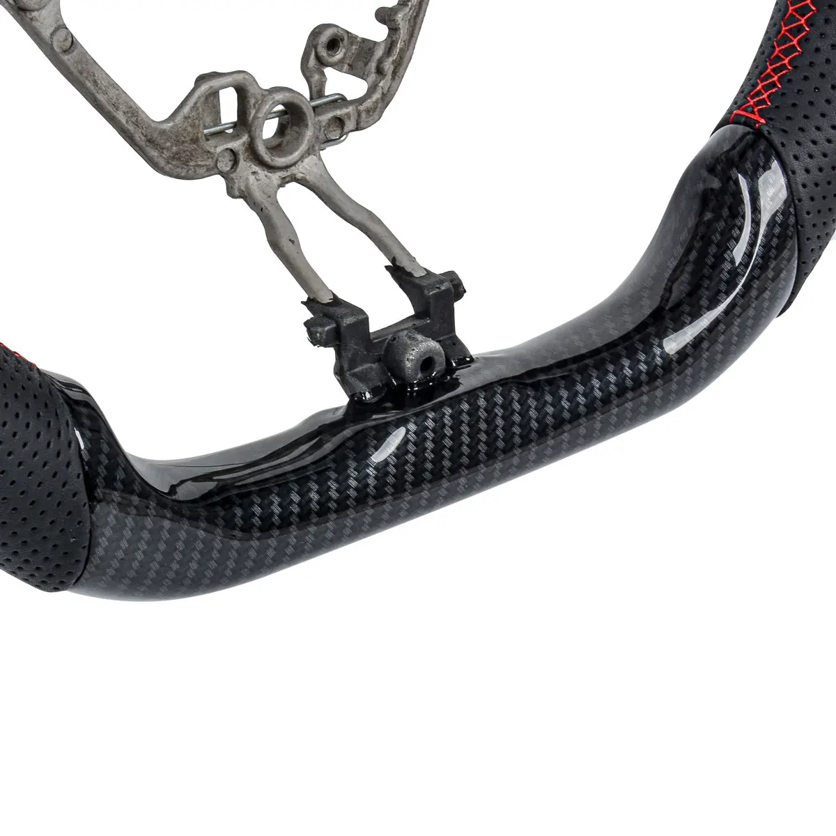 Carbon Fiber Steering Wheel For Toyota GR86 For Subaru BRZ 2017-2024 Perforated Leather Car Steering Wheel Car Accessories