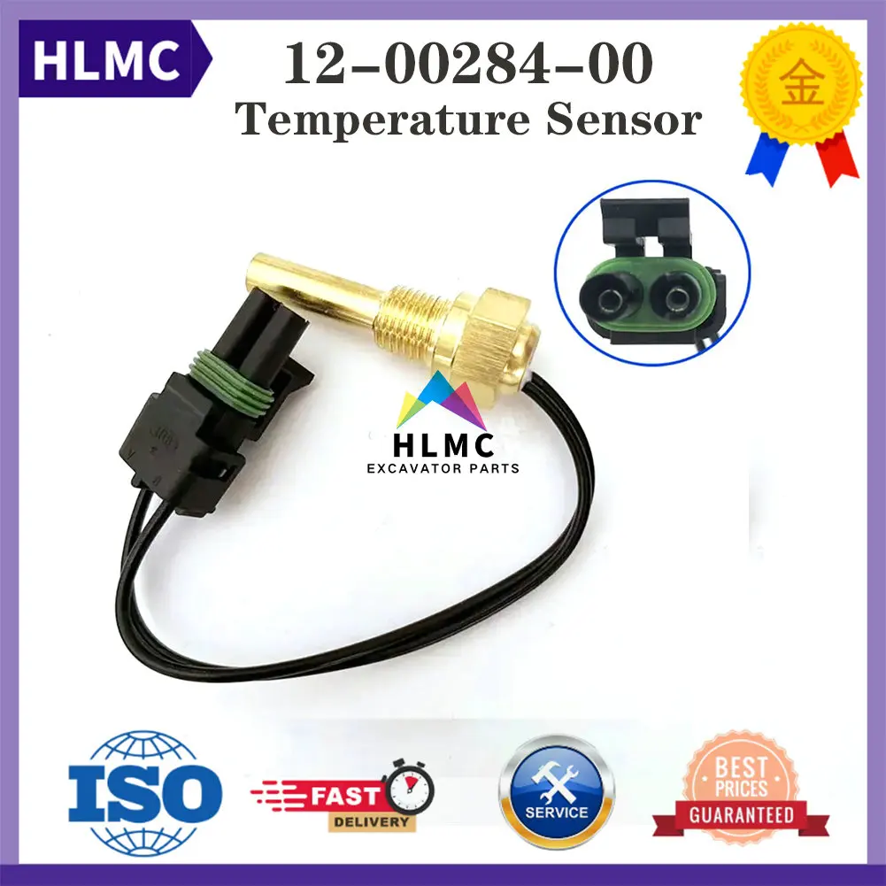 Excavator Compressor Temperature Sensor 12-00284-00 for Carrier Vector 1800MT 1850MT 1950MT 6500 6600