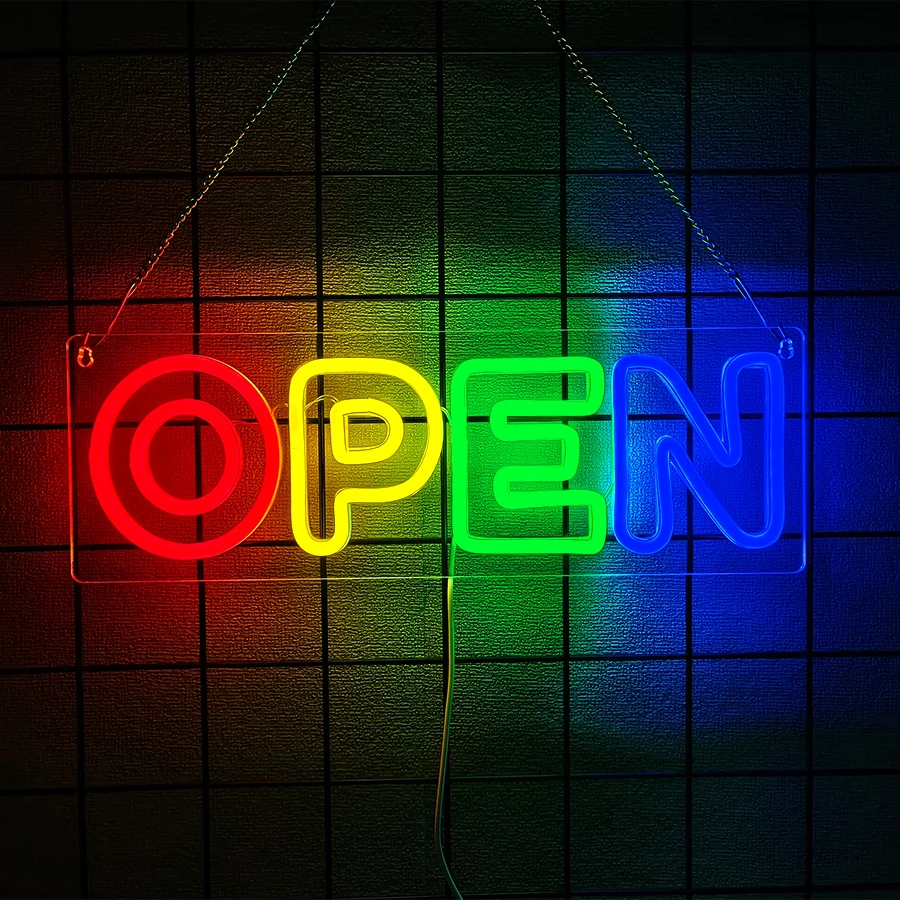 Decor Lighting Opening Hours - Open LED Neon Signs Light Business