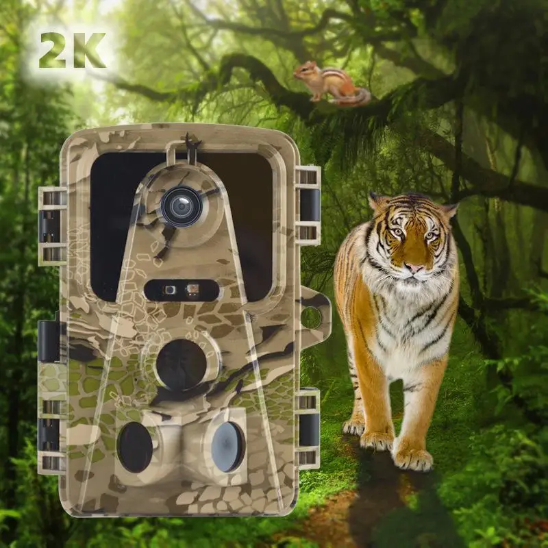 

High definition 2K wild animal hunting camera, farm breeding camera, taking photos at 24MP, speed of 0.3