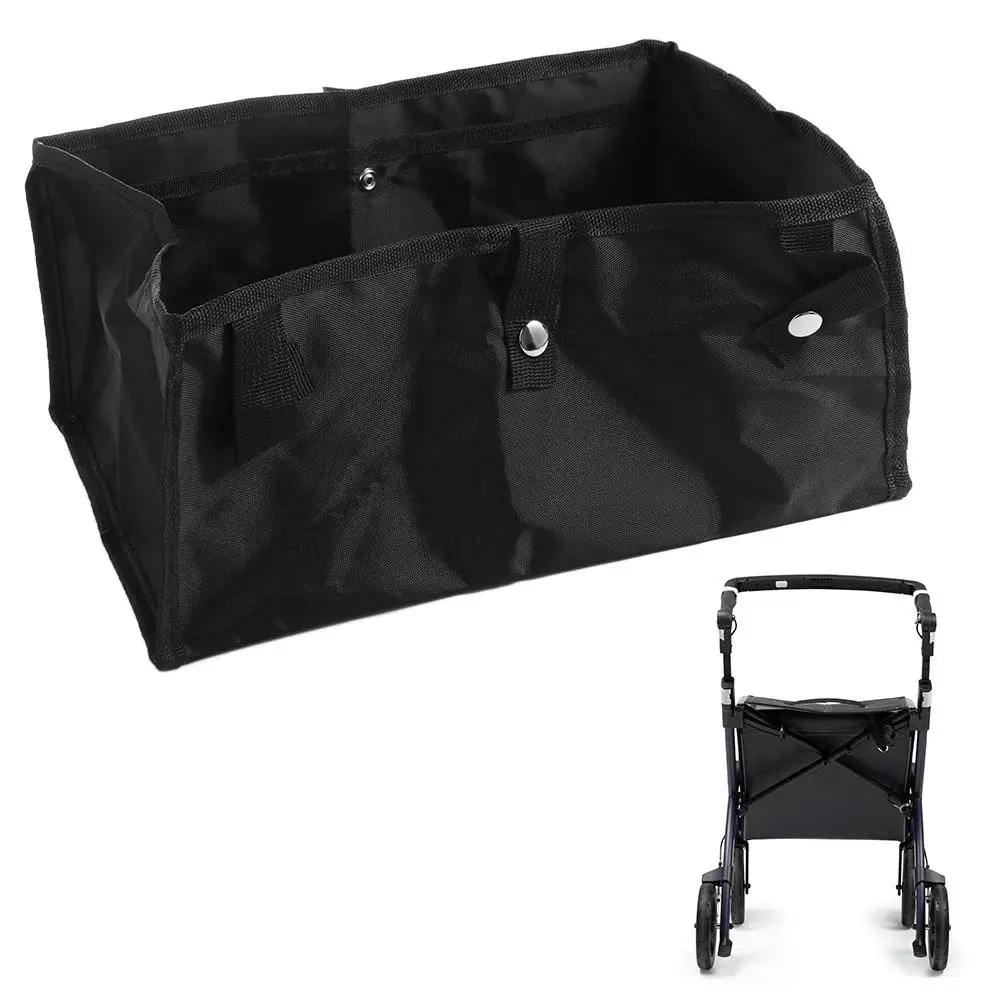 

Large Capacity Walker Bottom Organizer Hanging Foldable Rollator Walker Basket Save Space Under Seat Rollator Pouch