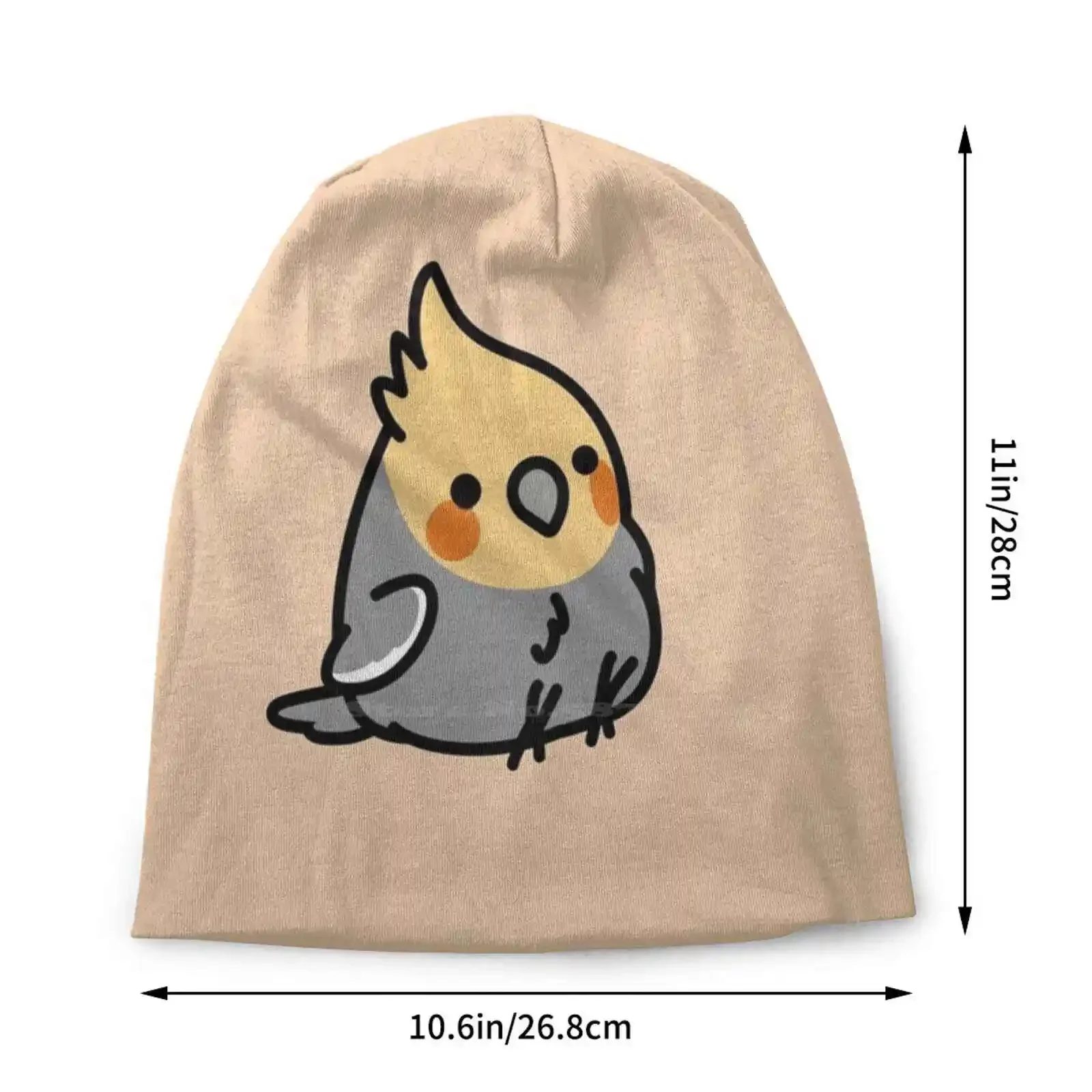 Chubby Special Needs Cockatiel Knitted Hat Warm Beanie Outdoor Caps Parrot Cute Birblr Chibi Cockatiel Chibi Bird Birds