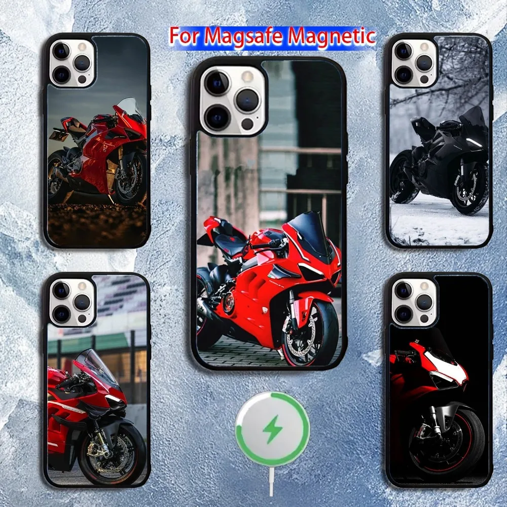 

Motorcycle P-Panigale v4 Phone Case For iPhone 16,15,14,13,12,11,Pro,Max,Plus,Mini,Magsafe,Magnetic Wireless Charging Case