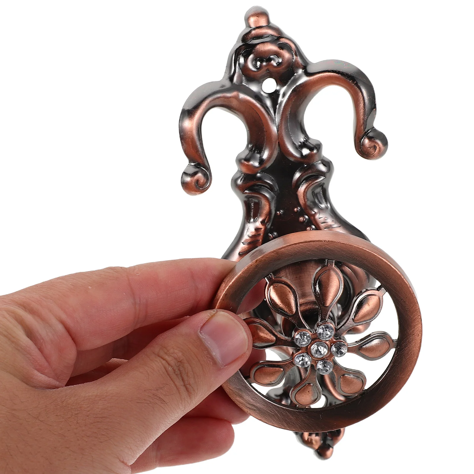 

1Pair Zinc Alloy Sunflower Curtain Hooks Vintage Curtain Tiebacks Hook for Window Drapery Holdbacks Living Room Bedroom