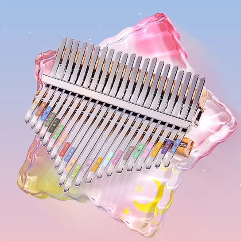 نجمة خماسية كاليمبا للأطفال المبتدئين كاليمباس المهنية 21 مفتاح المحمولة الإبهام البيانو أدوات لوحة المفاتيح المحمولة #2