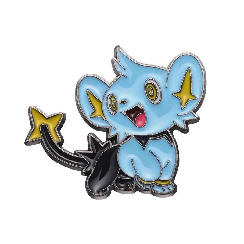 Blauwe Kleine Muis Emaille Pin Schattige Anime Badges Broche Voor Kleding Rugzak Hoed Mode Sieraden Accessoires Kids Geschenken