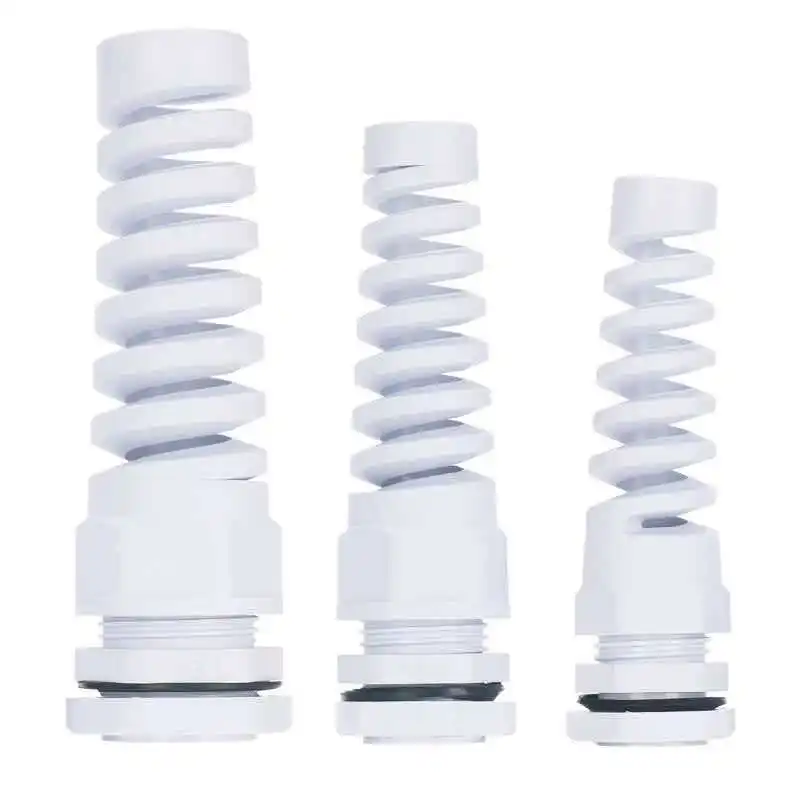 

10 sets of bend-resistant waterproof cable connectors: PG11, PG9, PG7, PG13.5, M12, M20, M18 bend-resistant connectors