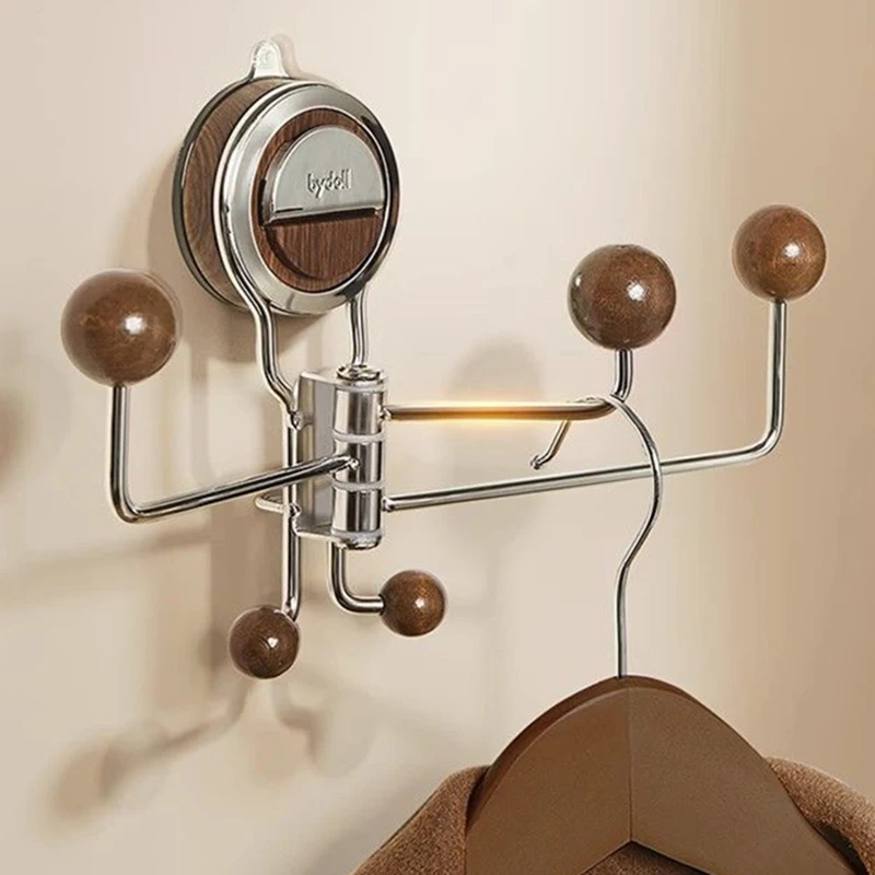 Storage Coat Racks Rotating Rack Coat Racks Modern Metal Living Room Furniture Hallstand Laundry Accessory Hallstand Creative
