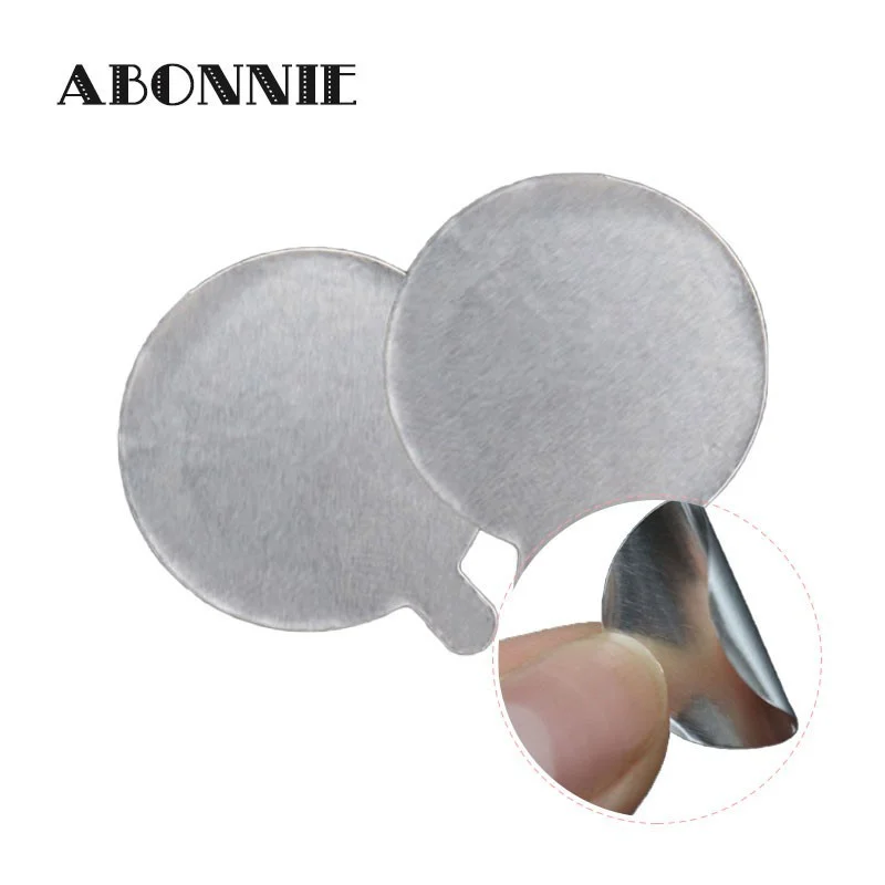 ABONNIE Disposable Glue Paper Pad Eye Sticker 300pcs Eyelash Glue Holder Foil Pallet Glue Paper Patches Sticker