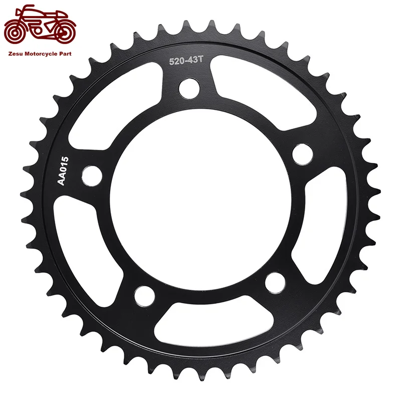 520-43T 520 43 Tooth Motorcycle Rear Sprocket 20CrMnTi For HONDA CT700 CT700N 2014-2016 CTX700N NC700 2012-2013 NC750 ABS 21-23