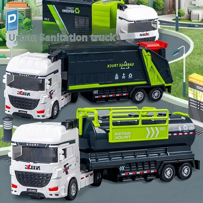 

Garbage Car Funny Inertia Water Tanker Toys Truck Garbage Game For Boys Girls Kids Child Toddler For Home School