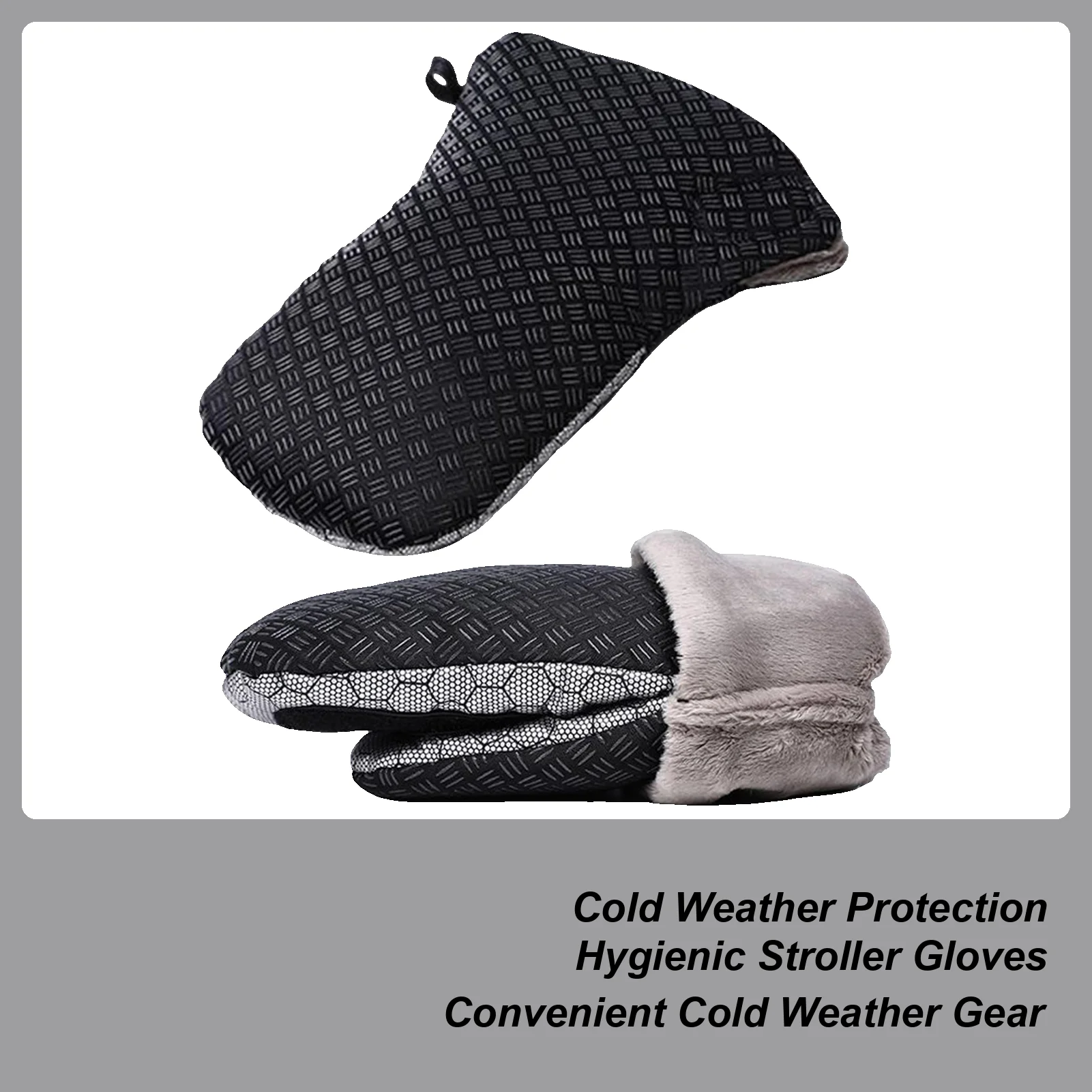 

Варежки для коляски, водонепроницаемые зимние перчатки для коляски, регулируемые варежки, антистатические аксессуары для дошкольников, родителей и мальчиков