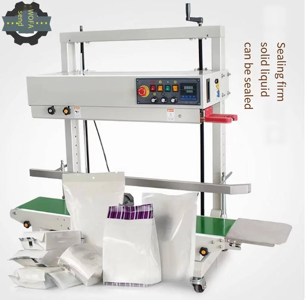 FR-1200V Macchina sigillatrice a nastro continuo per sacchetti di pellicola plastica verticale automatica