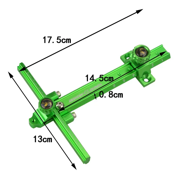 1pc Archery Recurve Bow Sight T Shape Bow Sight Adjustable Bowsight with 0.059