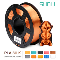 SUNLU SILK PLA 3D Filament 1.75mm 1kg Silk Texture PLA Filament For 3D Printer Smooth Print Materials Eco-friendly 3D Material