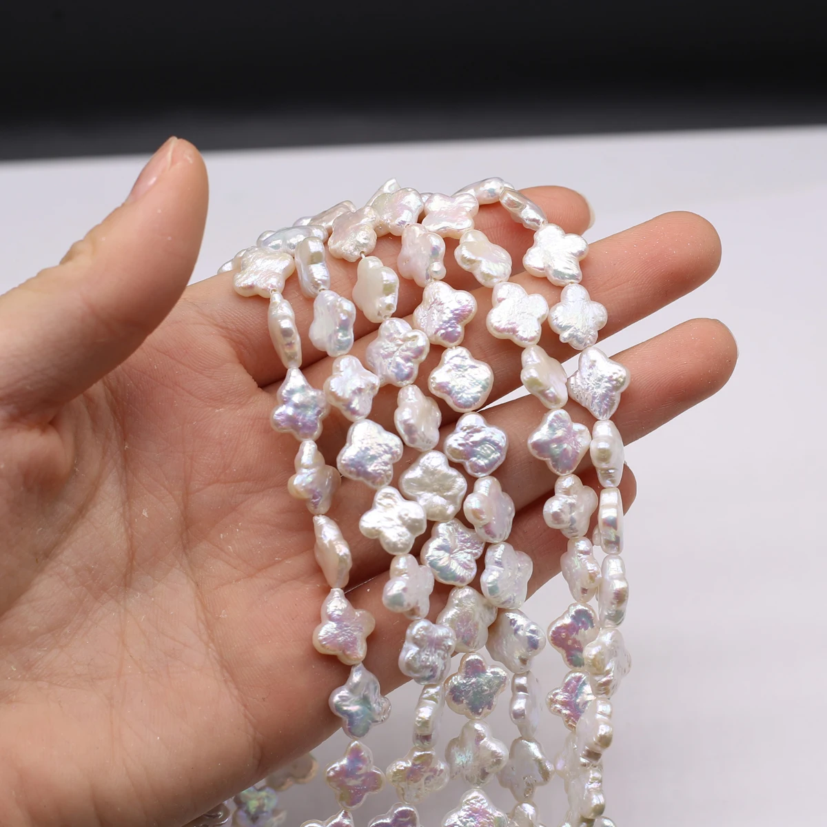 AAAA Baroque Pearl Natural Freshwater Pearl 10mm For Jewelry Making DIY Necklace Earrings Bracelet Accessory Length 36cm