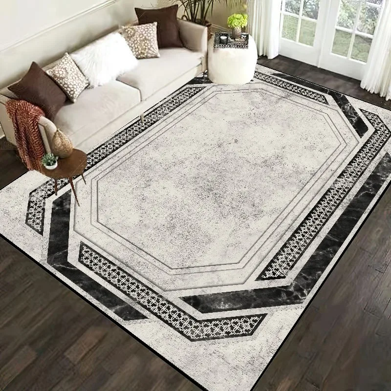 Modern Minimalist Style Carpet Home Extra Large Soft Non Slip Living Room Rug Luxury Bedroom Decor Cloakroom Floor Mat Washable