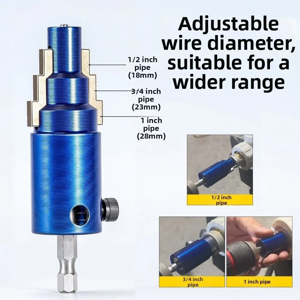 3IN1 Design Faucet Angle Valve Screw Extractor Universal Electric Drill Broken Bolt Remover Electric Manual Connecting Rod