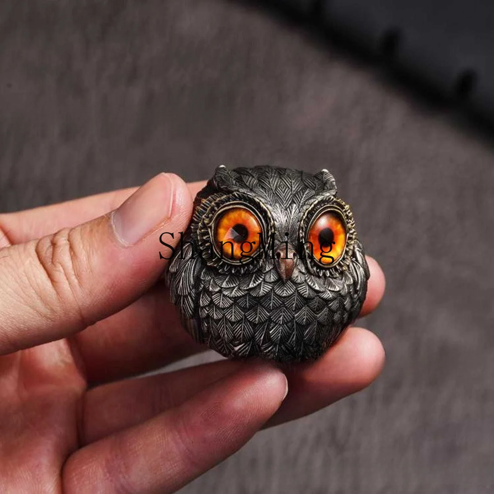 

CL Owl Beads Pendant New Owl Resin Craft Ornament Home Patio Ornament