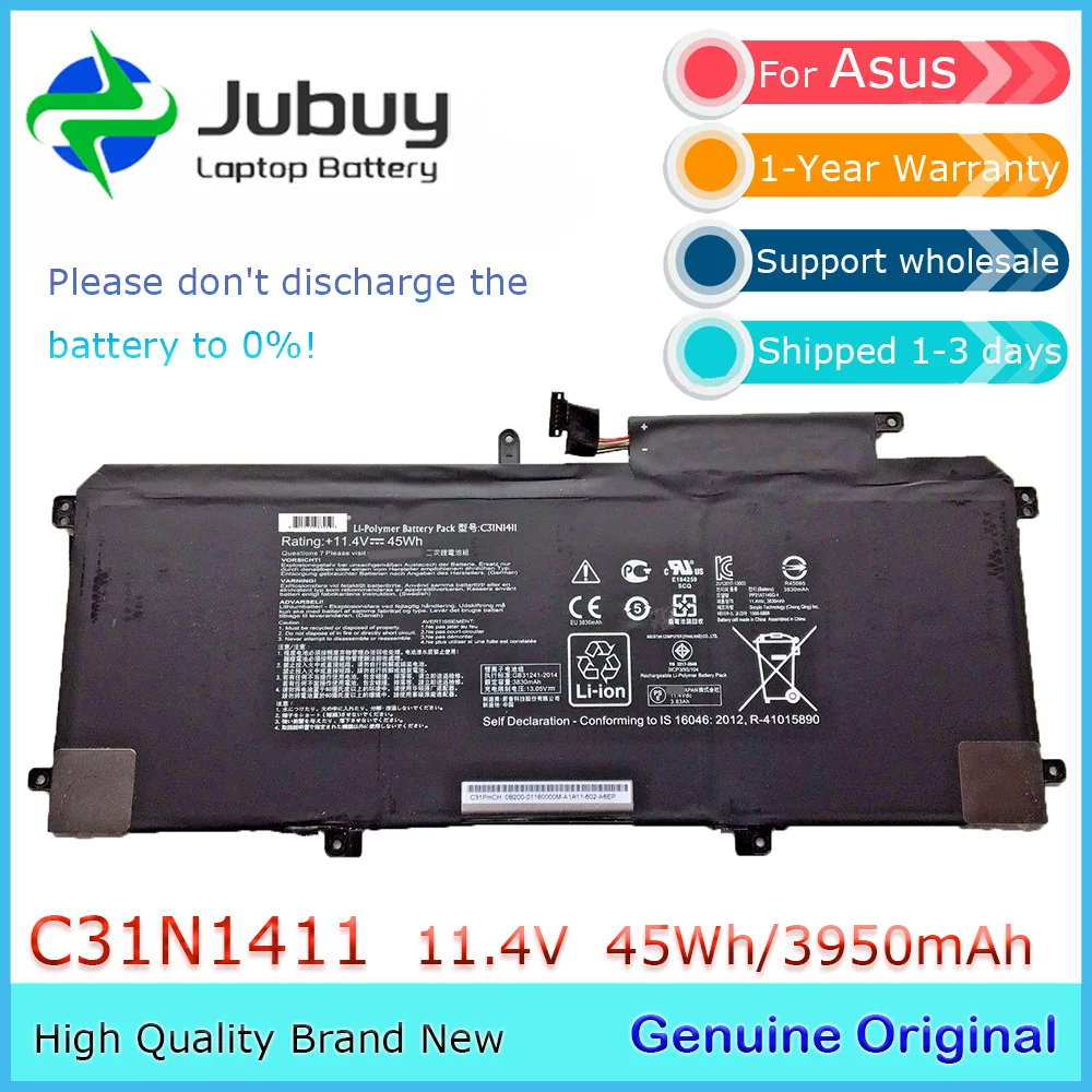 C31N1411 11.4V 45Wh Original Laptop Battery for ASUS Zenbook UX305 UX305L UX305F UX305C UX305CA