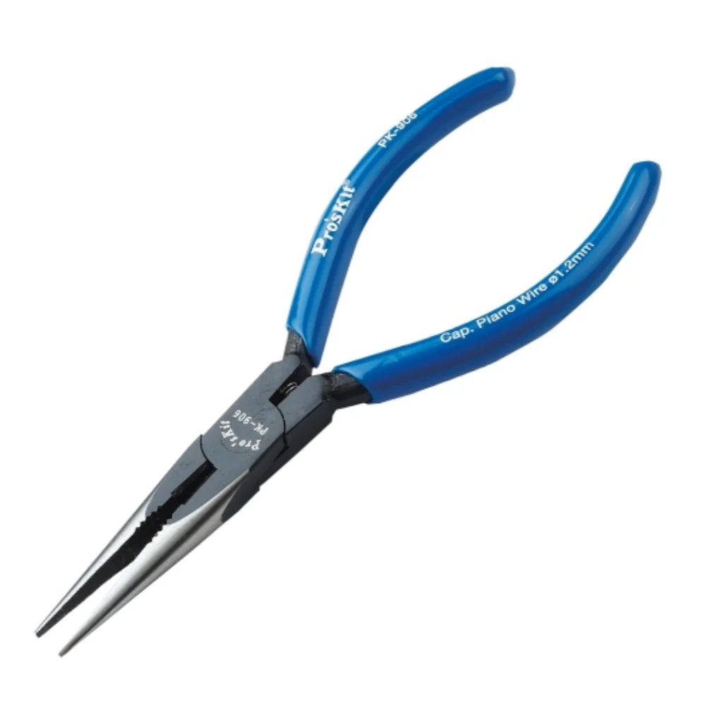 

8PK-906 1,2 мм игольчатые плоскогубцы Стальные кусачки точный длинный режущий инструмент