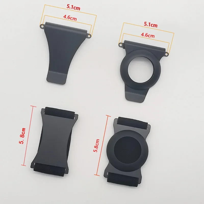 Metall Kreditkarte zurück Clipper Zubehör Kartenhalter Clips Tablett ID Brieftasche Knopf für Air Tag RFID Fall Bargeld Brieftasche Tasche – Detail 1