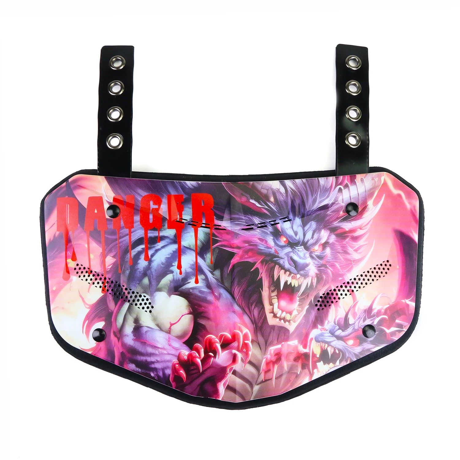 New Design Cheap American Football Back Plate Suitable for Shoulder Pads Lower Back Pads Adult Backplate