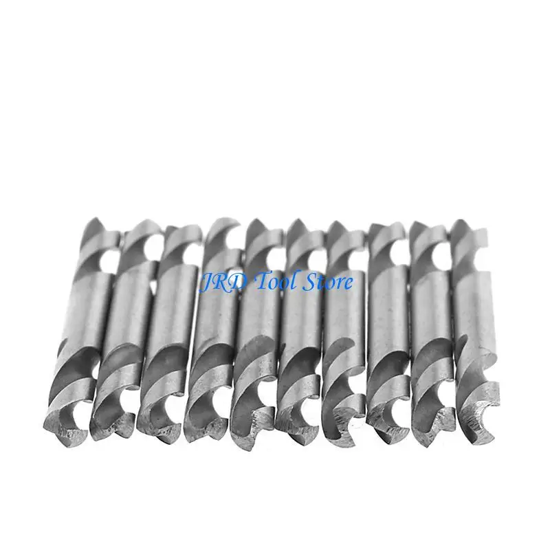 A2UD 10PCS 3,2 мм HSS Двойной финал спиральных кружевых инструментов Drill Tools набор