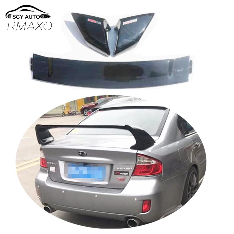 For Legacy Spoiler 2006-2013 SUBARU Legacy FD2 Spoiler 3DCK ABS plastic Material Car Rear Wing Color Rear Spoiler