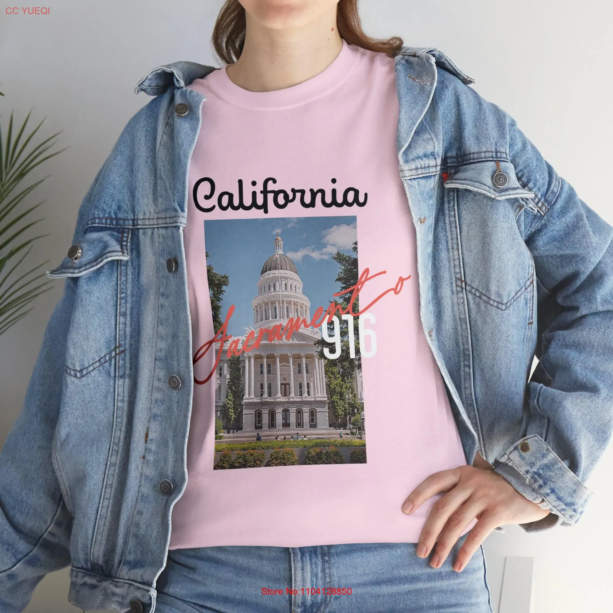 Sacramento 916 T Shirt California Sac Skyline Soft and Comfortable San Francisco Cali Girl long or short sleeves