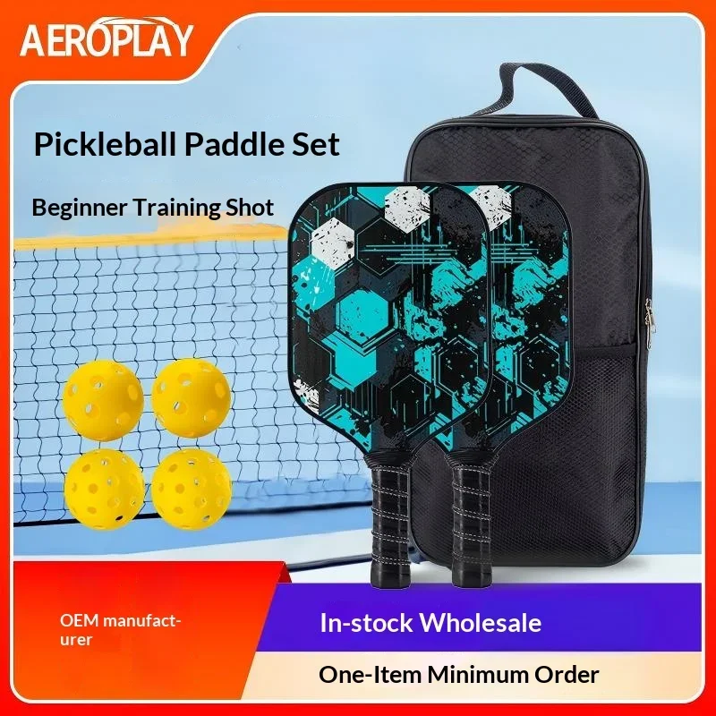 

Самый продаваемый набор весла для пиклбола из стекловолокна для начинающих, набор весла для пиклбола из углеродного волокна