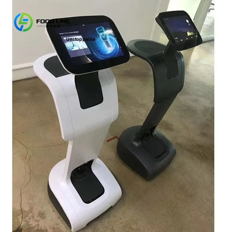 Customized Intelligent Welcome Robot for Exhibition Guidance and Healthcare & Wellness Black No Language Support Made in China
