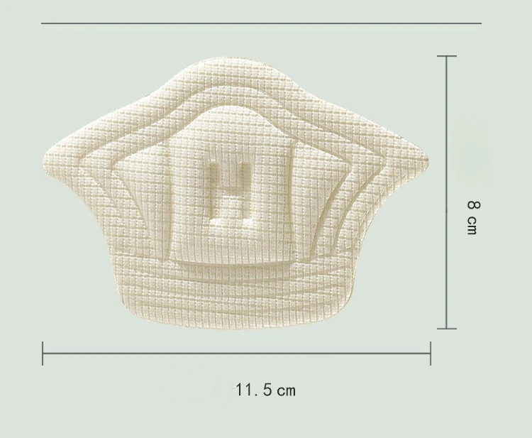 Plantillas resistentes al desgaste para aliviar el dolor, cubiertas protectoras para el talón, pegatinas autoadhesivas, 2/4 unidades