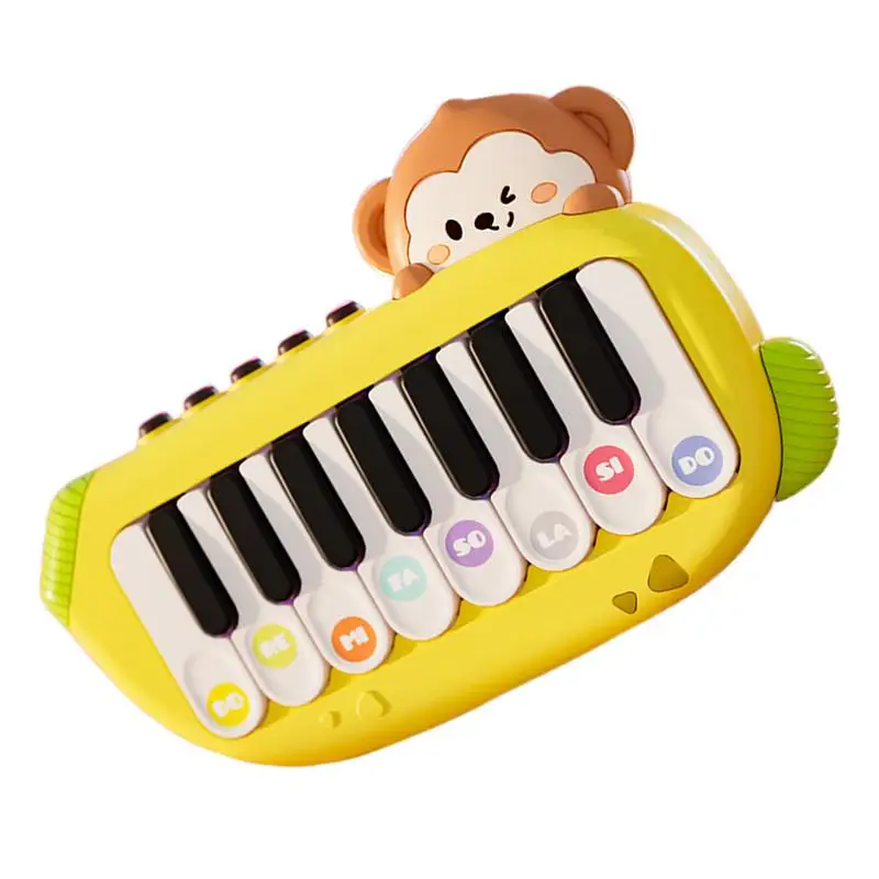 Pocket Piano Monkey Educational Instrument Toy Kids Piano Keyboard Portable Multi-Function Musical Instruments Toys For 3-5 Year