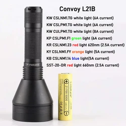 Convoy L21B Multi-option Flashlight High Power LED Torch Light