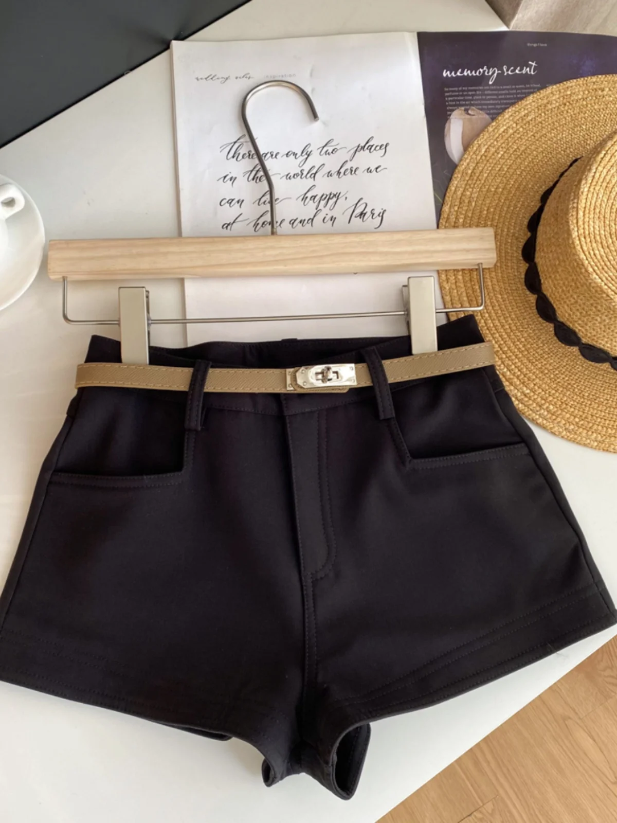 ارتفاع الخصر ألف خط ort السراويل النسائية Faion حزام عادية التخسيس السراويل الساخنة خريف 2024 جديد Sle مثير فتاة الترفيه الجينز #4