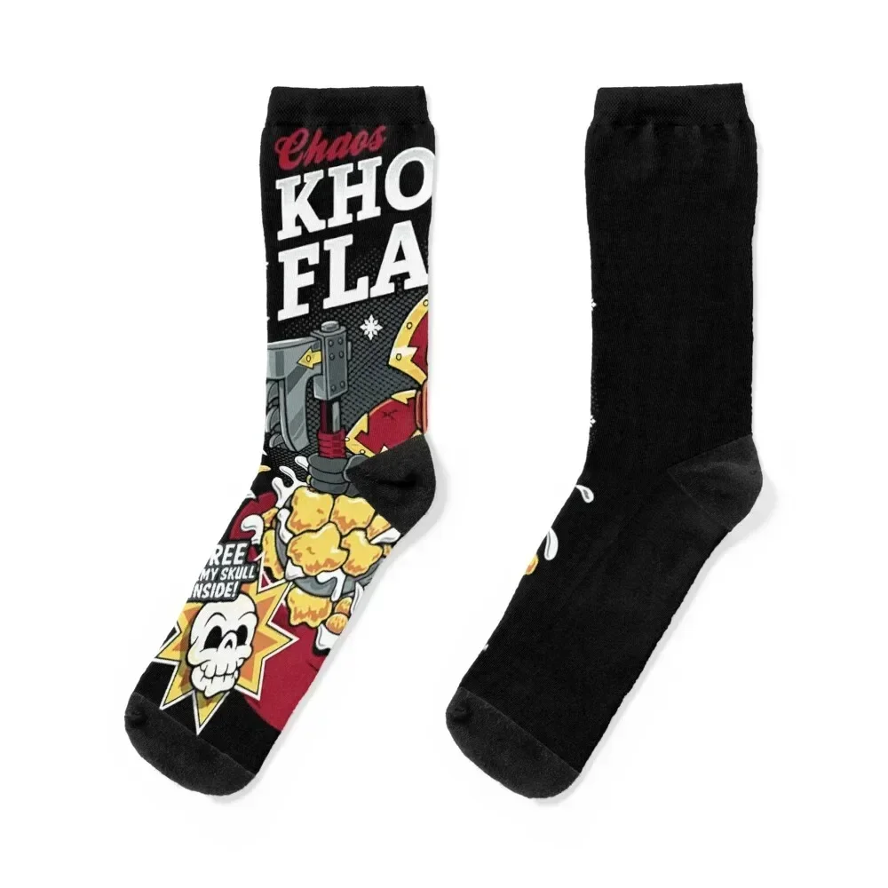 Chaos Khorne Flakes Socks Rugby designer funny sock funny gifts Socks Men Women's