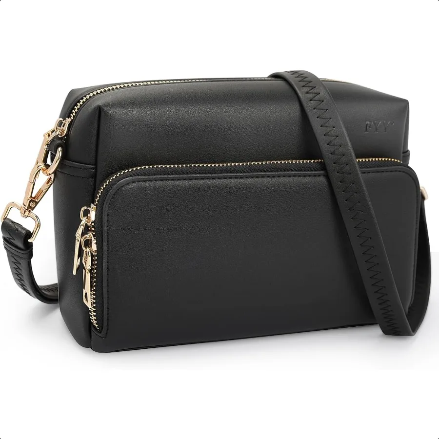 

FYY Small Crossbody Bags for Women Vegan Leather Crossbody Purses for Women Travel with Adjustable Shoulder Strap
