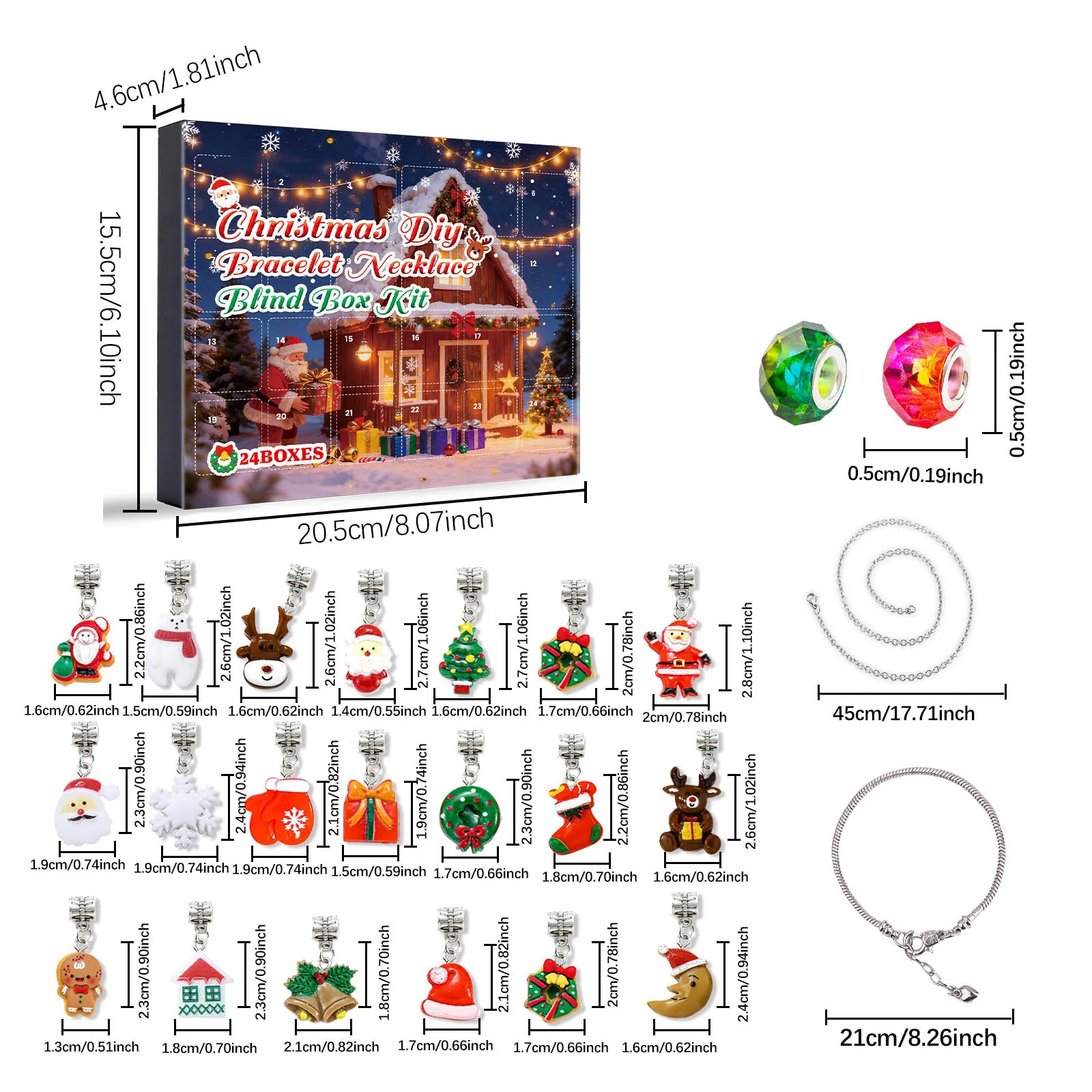 Reloj de luz de freno Calendario de Adviento de Navidad Pulseras 2025 para niñas Calendario de cuenta regresiva de Navidad de 24 días Temporizadores visuales para niños Arena