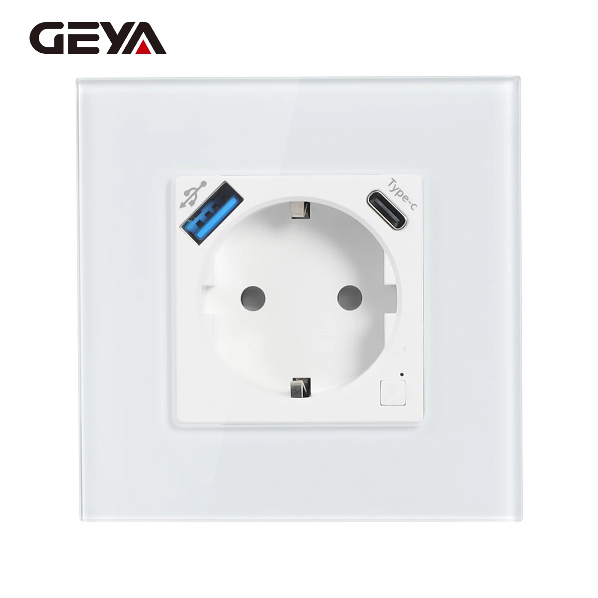 GEYA الاتحاد الأوروبي مآخذ الحائط وظيفة مراقبة الطاقة مزدوجة الذكية متر مآخذ جوجل الحياة الذكية التطبيق اليكسا مآخذ لوحة من الزجاج المقسى #3