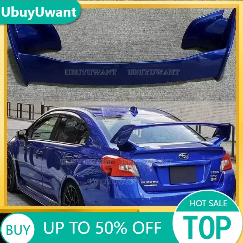 

Спойлер для заднего багажника 2007-2016 Subaru Impreza WRX STI, высококачественный спойлер из АБС-материала для заднего крыла автомобиля, спойлер грунтового цвета