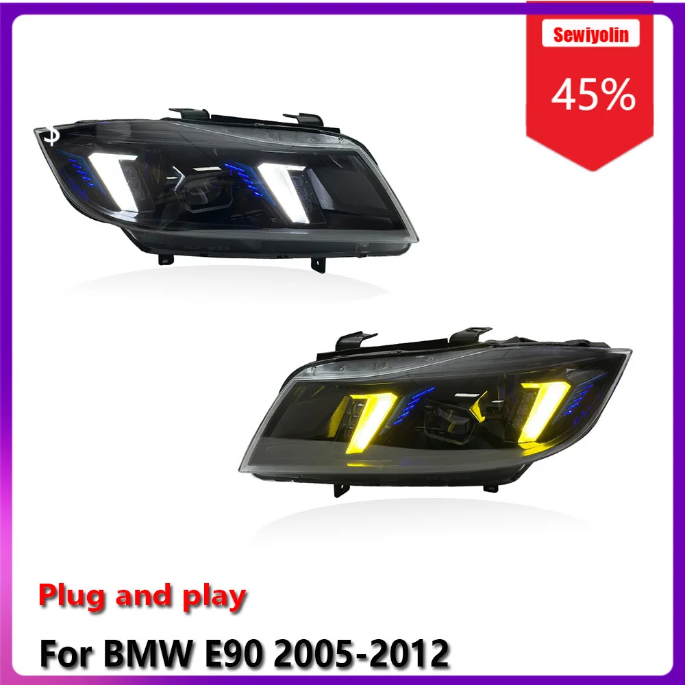

Car LED Headlight Accessories For BMW E90 2005-2012 Fog DRL Brake Turn Signal Lamp Plug And Play