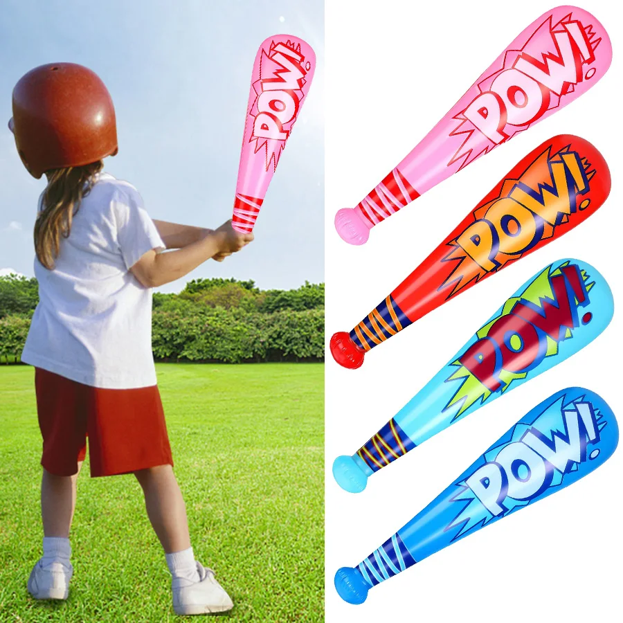 Battees de Baseball gonflables épaisses en PVC, 16 pièces, divertissement interactif et fournitures de fête pour torcer l'équipe