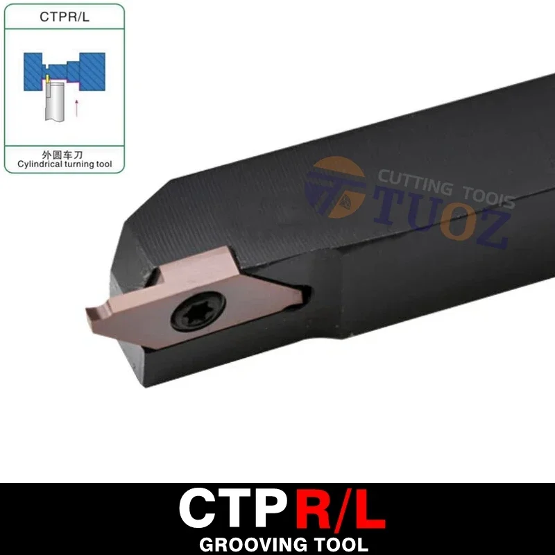 

CTPR08 CTPL08 CTPR10 CTPL10 CTPR12 CTPL12 CTPR16 CTPL16 CTPR20 CTPL20 CTPR CTPL Grooving Tool Holder CNC Tool External Holder