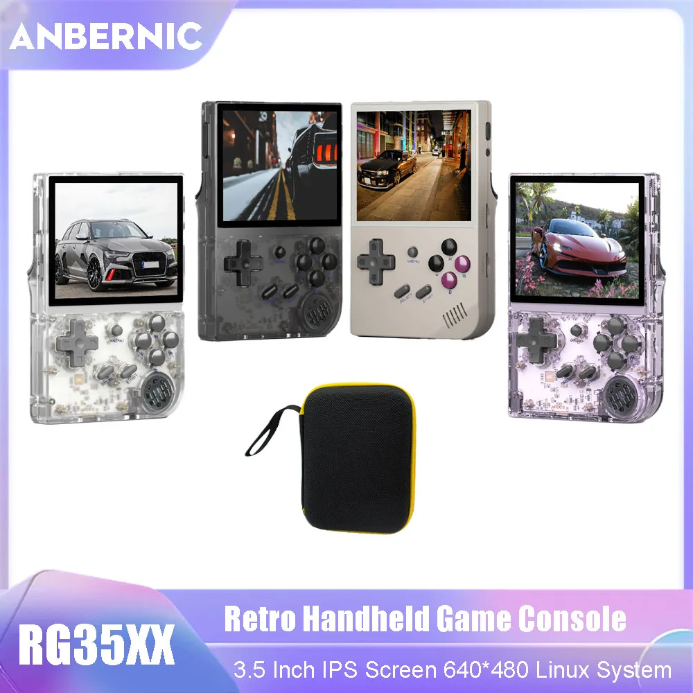 ANBERNIC New RG35XX Mini Retro Handheld Game Console Linux System 3.5 Inch IPS Screen 640*480 Cortex-A9 Portable Video Player